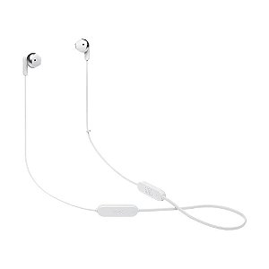 Fone de Ouvido Intra Auricular Bluetooth JBL Tune 215BT, Com Microfone, Branco