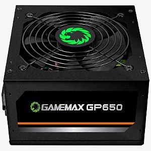 Fonte Gamemax 650W, 80 Plus Bronze, PFC Ativo, GP650