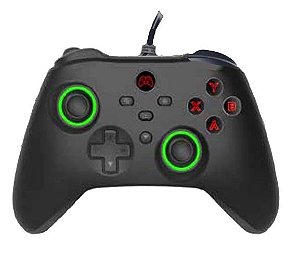 Controle Gamer Knup GM019, Com fio, Xbox One/Series