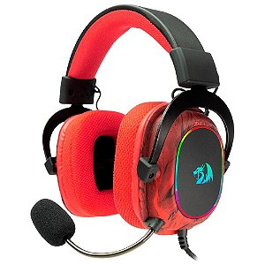 Headset Gamer Redragon Infernal Ryuji, RGB, Surround 7.1, Drivers 53mm, USB