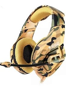 Headset Gamer Onistek ON-FN601 P3 Camuflado/Verde