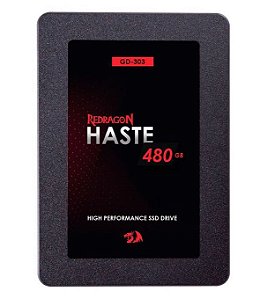 SSD Redragon Haste 480GB, SATA, Leitura 550MB/s, Gravação 420MB/s