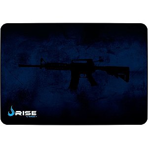 Mousepad Gamer Rise M4A1 Azul, MP05 D, 29 X 21 cm