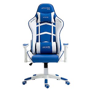 Cadeira Gamer Mymax MX5 Branco e Azul