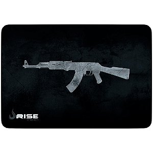 Mousepad Gamer Rise AK47 Preto, MP20 C, 42 X 29 cm