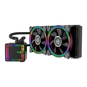 Water Cooler Alseye Halo H240 Rainbow 240mm, AMD e Intel