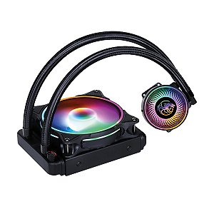 Water Cooler Draxen Halo Albard, RGB, LED, 120mm, Intel e AMD