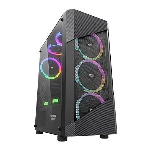 Gabinete Gamer Aigo Darkflash Pollux, Mid-Tower, Lateral Vidro, Preto