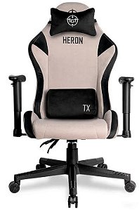 Cadeira Gamer Heron TX, Tecido, Preto E Cinza