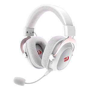 Headset Gamer Redragon Zeus Pro, 7.1, Wireless/Bluetooth (S/fio), PC/PS4/PS5, Branco