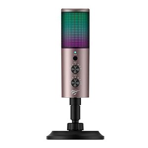 Microfone Havit Gamenote GK61, RGB, USB, Preto
