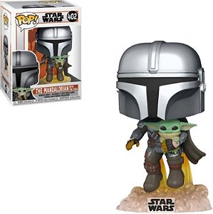 Funko Pop! Star Wars Mandalorian w/ Baby Yoda The Child 402
