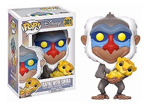 Funko Pop! Disney Rei Leão - Rafiki Com Simba - Disney 301