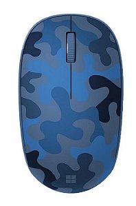 Mouse sem fio Microsoft Bluetooth, Azul Camuflado