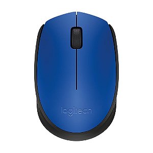 Mouse sem fio Logitech m170, Azul