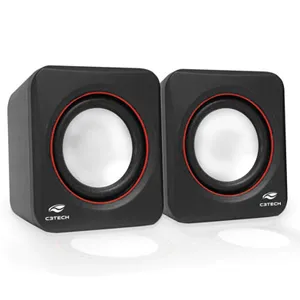Caixa de Som C3 Tech Speaker 2.0 SP-301, 3W RMS, Preta