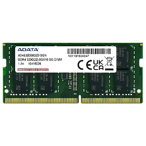 Memória RAM Notebook Adata 8GB DDR4, 3200MHz, Sodimm