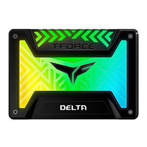 SSD T-Force Delta RGBB 512GB, SATA, Leitura 550MB/s, Gravação 500MB/s