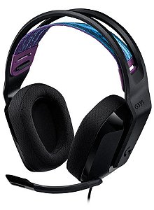Headset Gamer Logitech G335, Preto