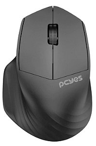 Mouse sem fio Bluetooth PCYES Dash lite, preto, 1600DPI, Clique Silencioso