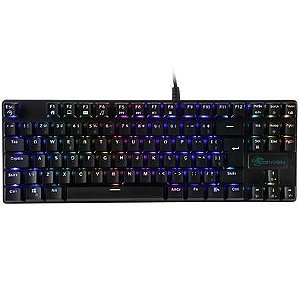 Teclado Gamer Mecânico Draxen DN200 60%, RGB, Switch Blue