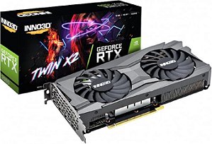 Placa de Vídeo Inno3D Twin X2 Geforce RTX 3060 12Gb Gddr6