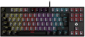 Teclado Gamer Mecânico Fantech ATOM87 Sumi Edition, LED RGB 13 modos, Switch Red