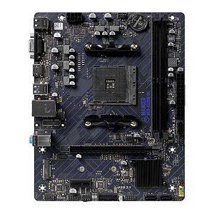 Placa Mãe A520M-DX, Chipset A520, AMD AM4, mATX, DDR4