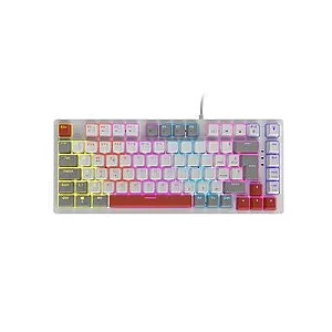 Teclado Gamer Mecânico PCYes Kirin 75%, Led Rainbow, Switch Blue, ABTN2