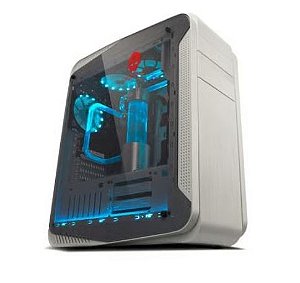 Gabinete Gamer Xtrike DESERTIC Acrílico, Branco, MOSTRUÁRIO(Pequeno defeito)