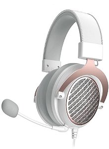 Headset Gamer Redragon Luna Open-Back, Branco