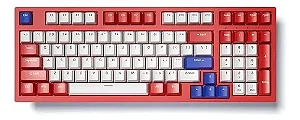 Teclado Gamer Mecânico Lehmox LEY-2092, RWB modes, Switch Blue, Vermelho