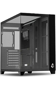 Gabinete Gamer CV550 Frontal E Lateral Em Vidro, Preto