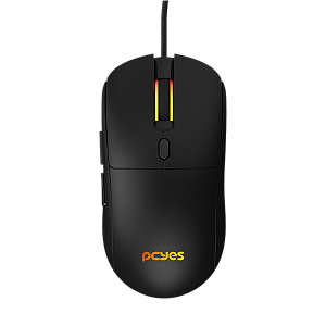 Mouse Gamer PCYes Basaran Black Vulcan, 6 Botões, 12400DPI