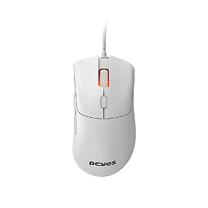 Mouse Gamer PCYes Hydrus White Ghost, 6 Botões, 12400DPI