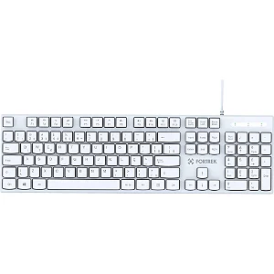 Teclado Fortrek K15, Branco, ABNT2