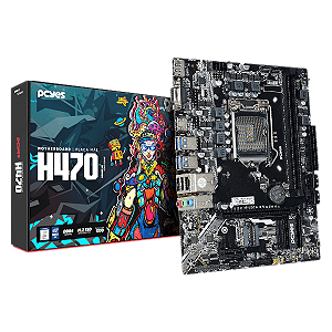 Placa Mãe PCyes H470, LGA 1200, DDR4
