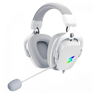 Headset Gamer Super Wind, Wireless/Bluetooth (S/fio), Branco
