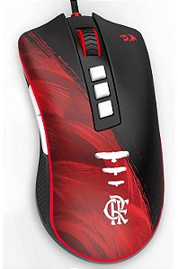 Mouse Gamer Redragon Flamengo Attack, RGB, 12400DPI