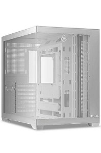 Gabinete Gamer CV500 Frontal E Lateral Em Vidro, Branco