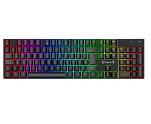Teclado Gamer Mecânico Redragon Dharma Magnetic, Magnético, RGB, ABNT2, 8K Rapid Trigger, Case em Alumínio
