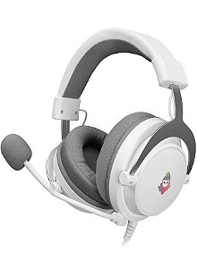 Headset Gamer Mancer Aura, RBW, P2, Branco