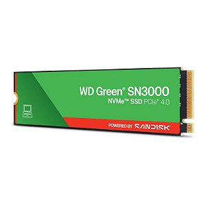 SSD WD Green M.2 2280 500GB, Leitura 5000MB/s, Gravação 4100MB/s