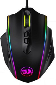 Mouse Gamer Redragon Vampire, RGB, 10000DPI, 8 botões programáveis, Preto