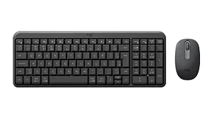 Kit Teclado + Mouse Logitech MK250 Bluetooth ABNT2, Preto
