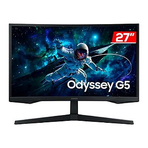 Monitor Gamer Samsung Odyssey G5 27" QHD(2K), Curvo, 165Hz, 1ms, VA, LS27CG552ELMZD