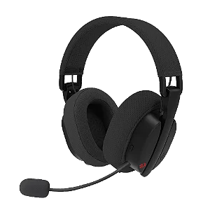 Headset Gamer Wireless Redragon Luce H888, 2.4Hz/Bluetooth, Microfone destacável, Preto