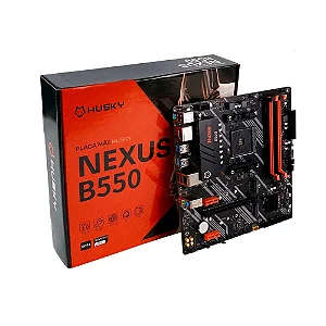Placa Mãe Husky Nexus B550, AMD AM4, mATX, DDR4