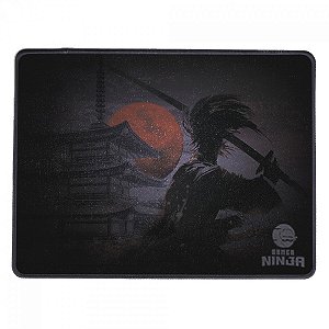 Mousepad Gamer Ninja Musashi 40 x 30cm, MP142D, Preto