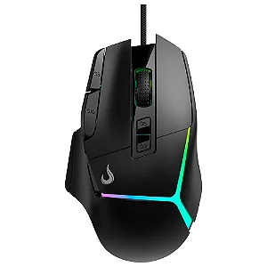 Mouse Gamer Risemode Laser Pro, RGB, Preto, 16000DPI